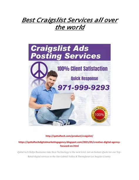 craigslist services offered|craigslist listing service.